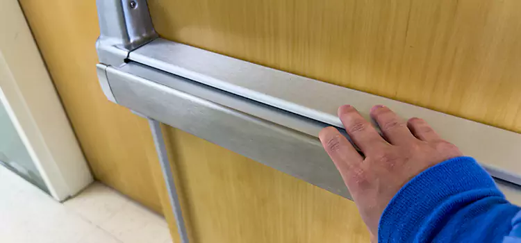 Installing a Push Bar on a Door Sebastian